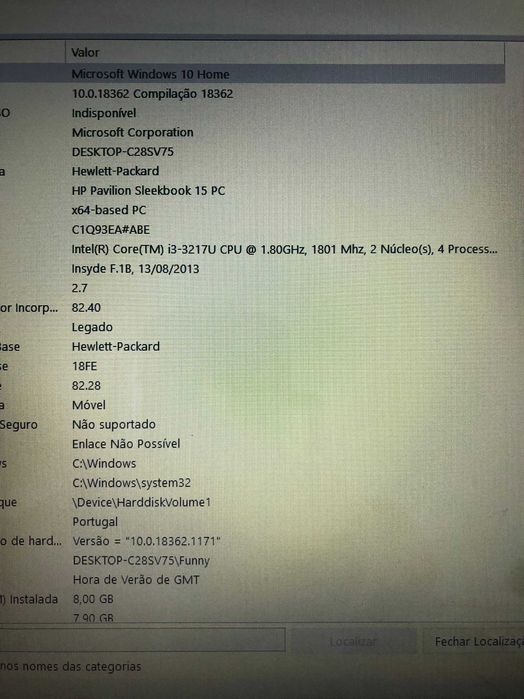 Portátil HP Sleekbook 15