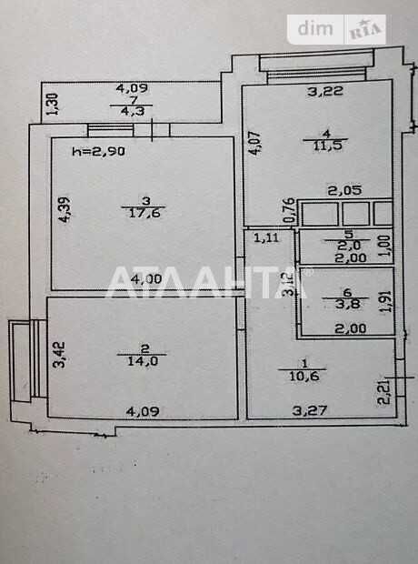 В продаже часть дома с земельным участком с. Дачное. Под Євідновлення!