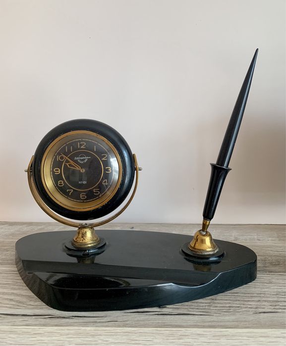 Письменный набор часы Агат СССР