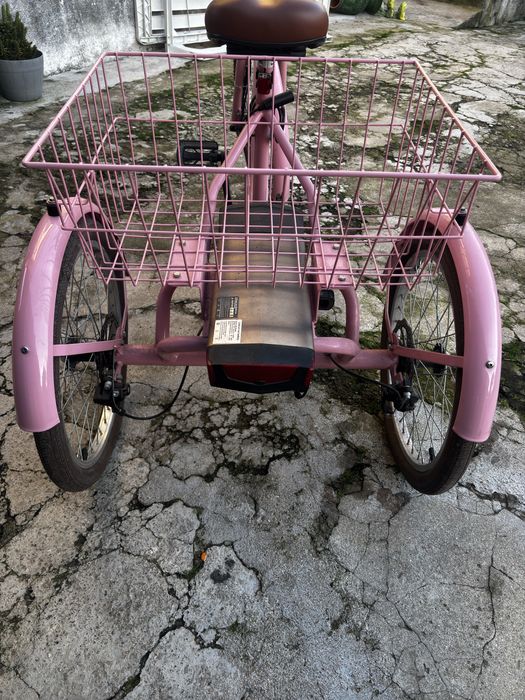 Bicicleta de três rodas eletrica | triciclo eletrico