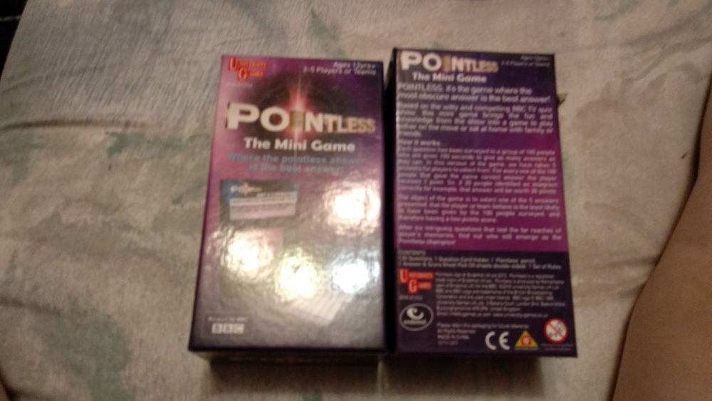 карточки игра английский язык Pointless The Mini Game