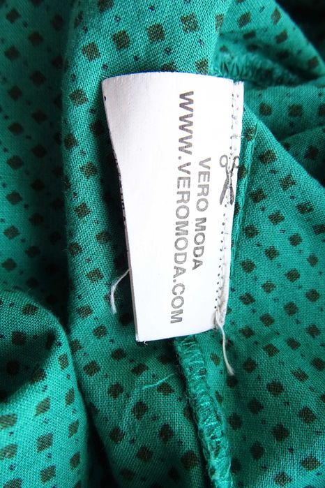 Koszula 3/4 rękaw, Vero Moda, zieleń, rozmiar M (38), bacic casual