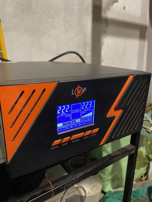 Інвертор з 12в на 220в 

Джерело безперебійного ж