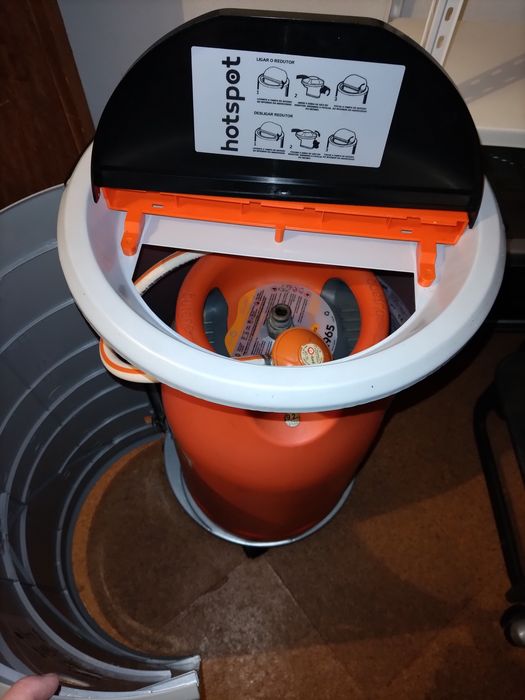 Aquecedor Galp Hotspot + garrafa Pluma