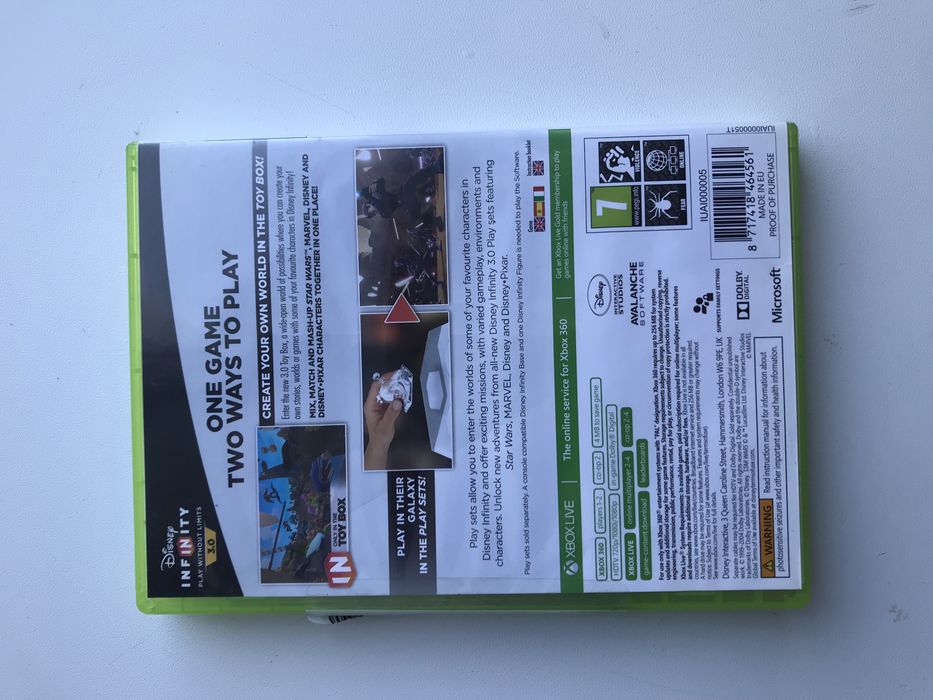 Disney Infinity, Б/В, англійська версія - диски для Xbox 360