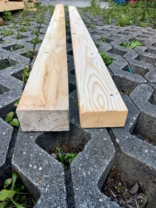 kantówki kantówka  9.5cm x5.5 cm 9.5cmx4.5 cm długość 240 cm