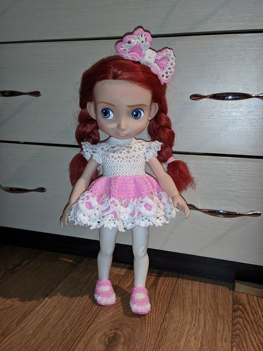 Велика лялька Меріда з одягом та взуттям