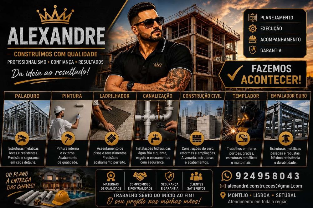 Trabalhamos com profissionalismo remodelações