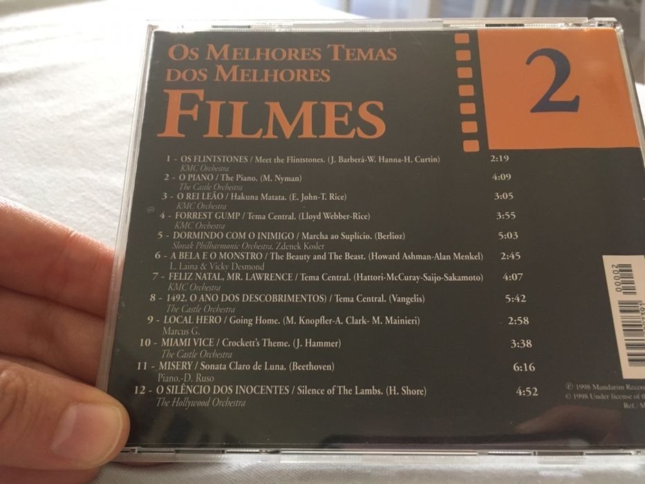Vendo colecção "Os melhores temas dos melhores filmes"