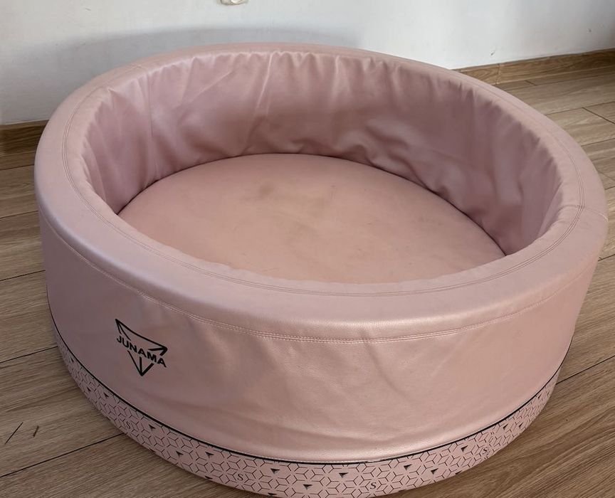 Basen na kulki dla dzieci JUNAMA | suchy basen piankowy | różowy