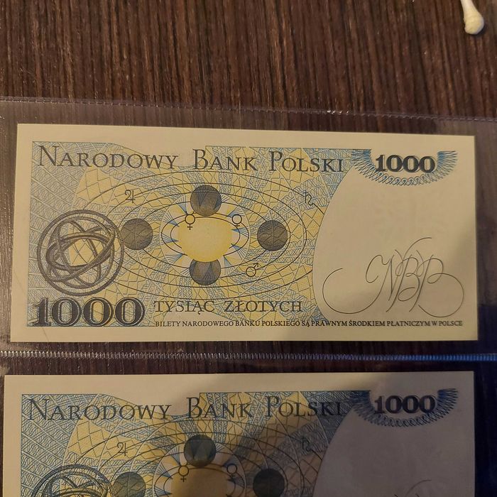 Banknot PRL 1000zł UNC sera HB