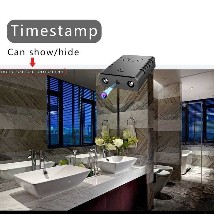 Szpiegowska kamera bezprzewodowa HD 1080P Mini kamera WiFi XD