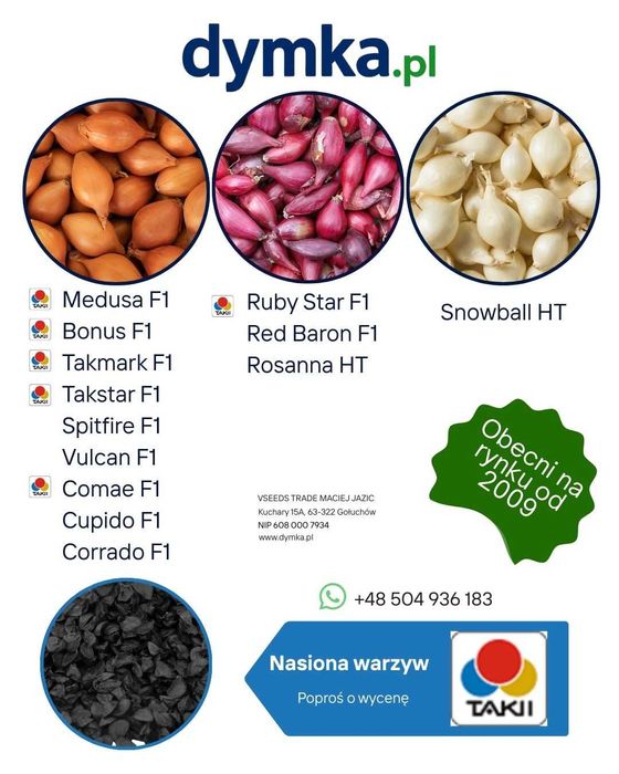 Cebula Dymka Medusa Takstar Takmark Bonus Ruby Star Spitfire Vulcan f1