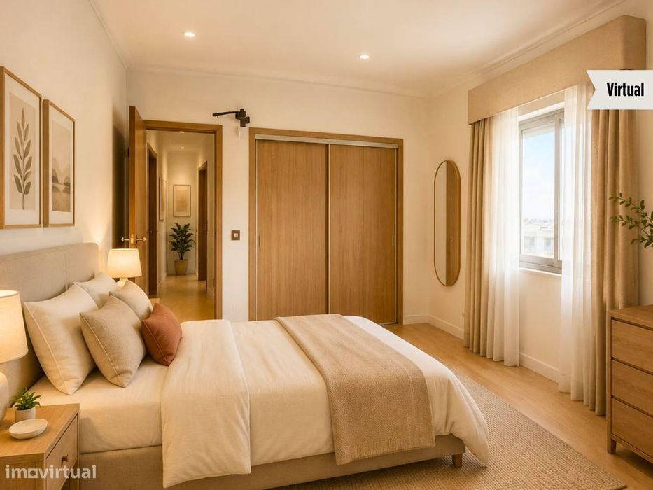 Apartamento T3 com vista sobre a cidade