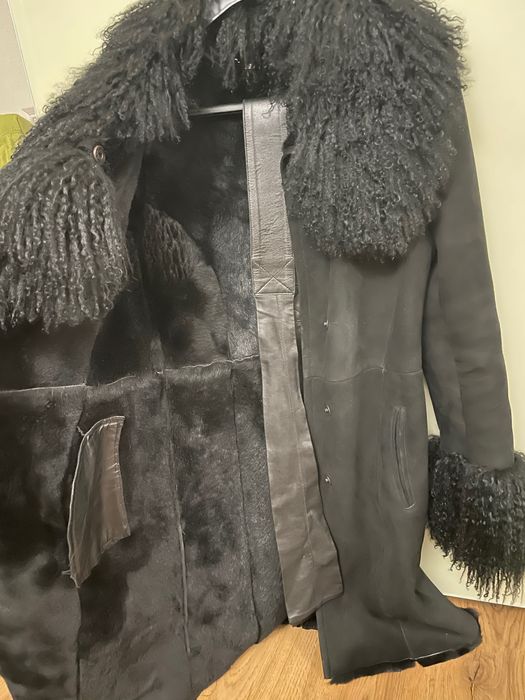Дублёнка женская из натурального меха, размер М