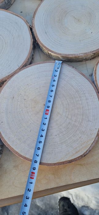 Drewniane krążki do graweru