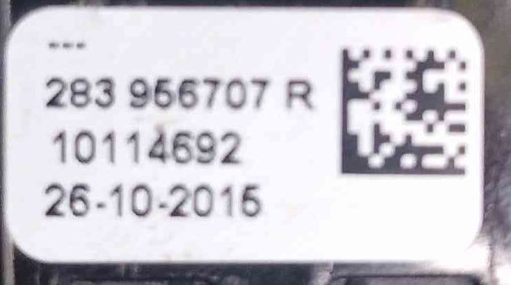 Botão de Sistema de Aquecimento 283956707R - RENAULT MEGANE IV Hatchback