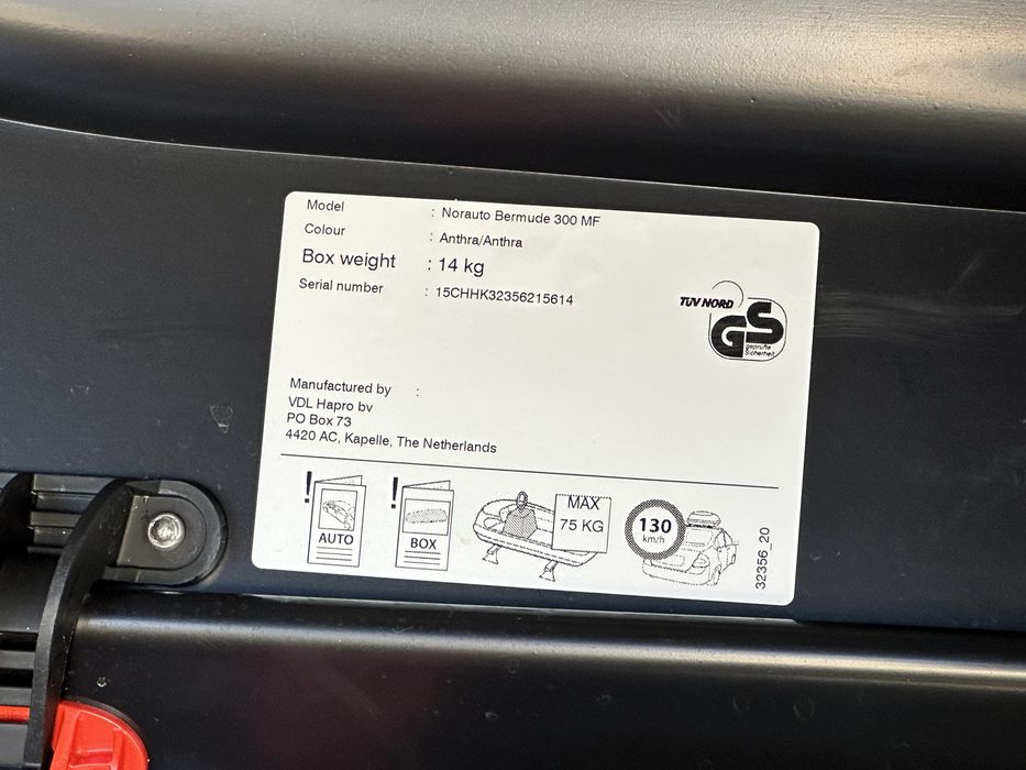 Mala de tejadilho Norauto Bermude 300