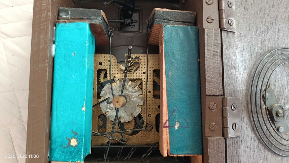 Zegar z kukułką stary