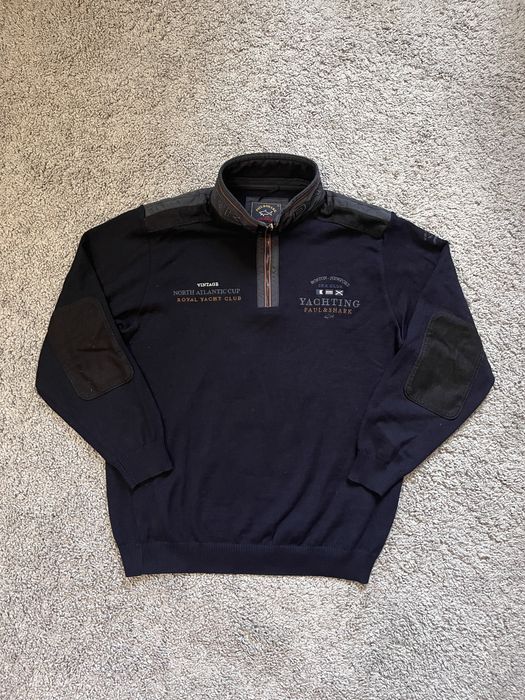 Вовняний светр 1/4zip Paul & Shark XL