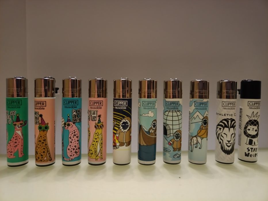 Зажигалки новые Clipper