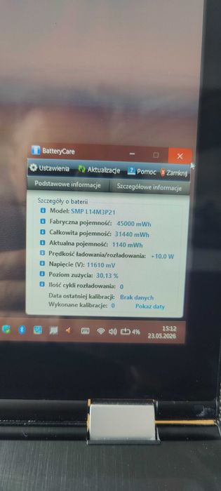Lenovo Flex 3 - 15,6 cala - Core i7 4 x 3,10 GHz - 8GB Ram - 256GB SSD - Win11 - Dotyk