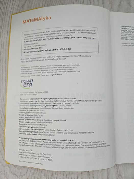Matematyka 2 nowa era rozszerzenie
