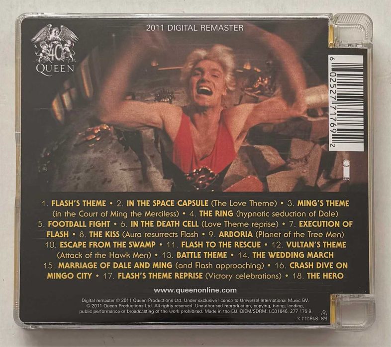 CD_QUEEN, Flash Gordon. Muito estimado, como novo.