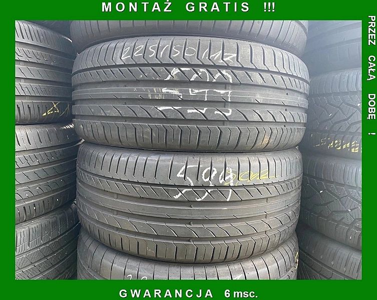 225/50/17 Continental Sport 5_6,2mm_2szt_(599)