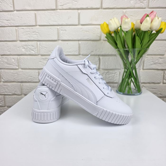 Nowe Białe Buty Sportwe 40.5 Puma Skórzane