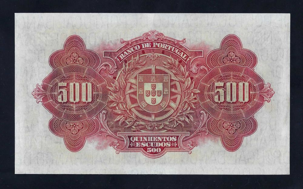 nota  Portugal 500 Escudos 1922 P-130 AU-UNC