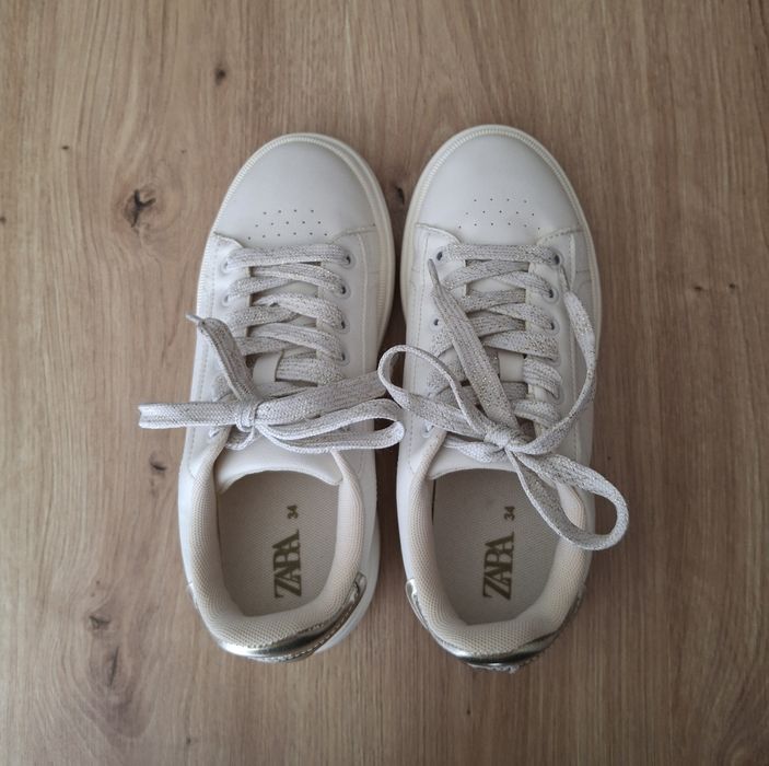 Sneakersy Zara 34, nowe, wkladka 22.5cm