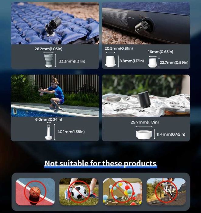 FLEXTAIL Tiny Pump X 2024 47 грам Ультралайт насос + ліхтарик