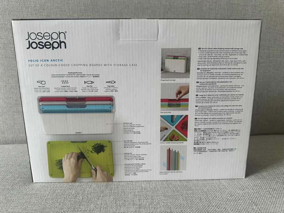 Joseph Joseph Folio Icon Arctic - zestaw desek do krojenia