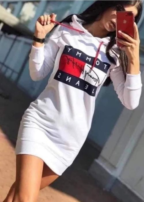 Super tunika dresowa logo TH L i  XL super okazja WYPRZEDAŻ!