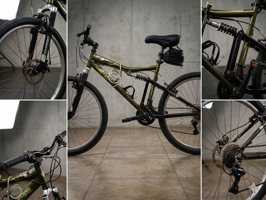 Bicicleta BTT Rockrider – Suspensão Total – Roda 26