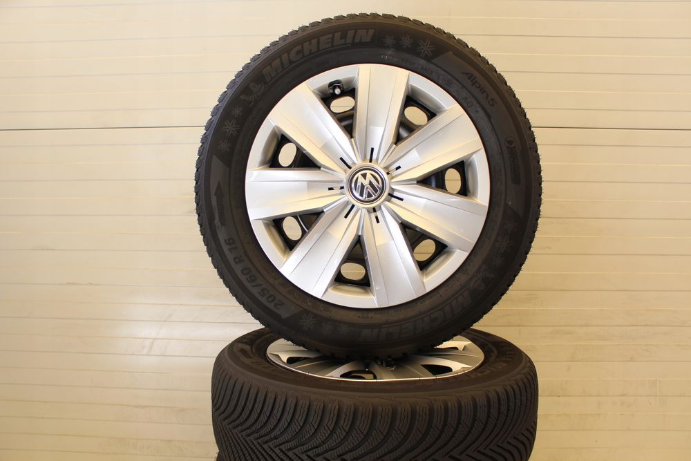 felgi stalowe z kołpakami do vw skoda seat audi 16 5x112 et43