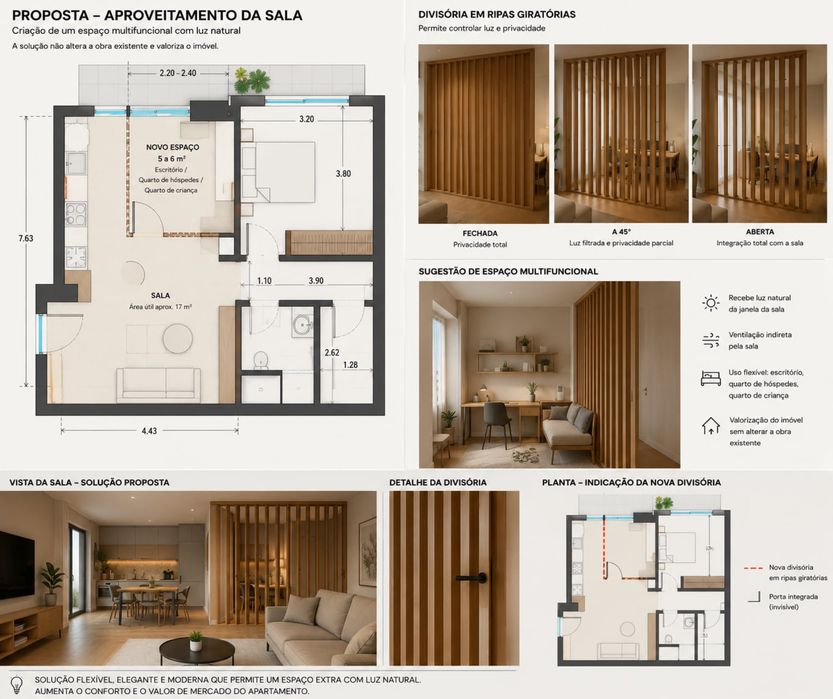 T1 +1 68m2 e Terreno 50m2 em Barcelos