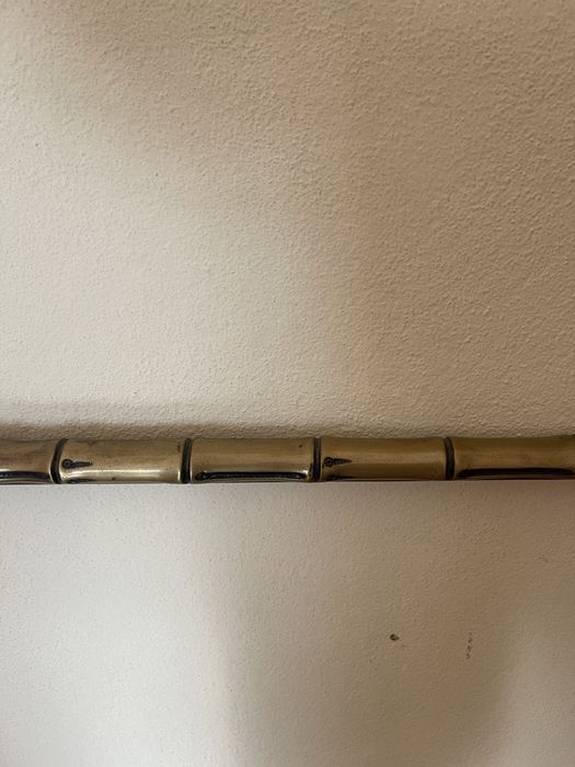 Moldura Antiga em Bronze Maciço "Bambu" para Espelho – 7,5 kg