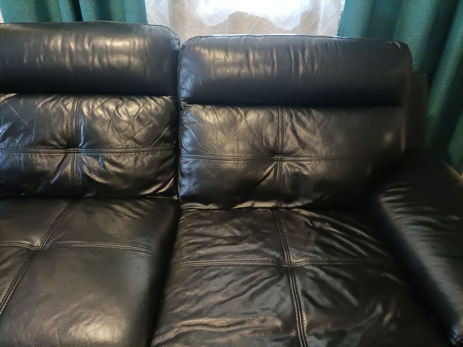 Sofá em Pele Chaise longe