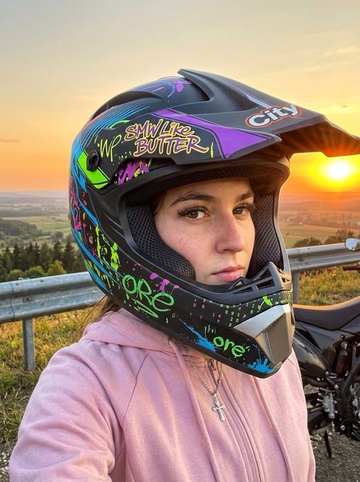 Kask Cross Enduro Quad ATV Motocyklowy