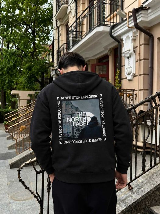 Новое Худи ТНФ Черное • Худі The North Face Чорне • KRBK Street