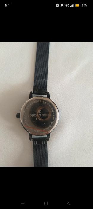 Jordan kerr zegarek damski analogowy czarny