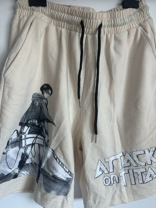 Calção Unisexo Anime Levi Ackerman Attack On Titan calção/fato de treino - Novos (portes incluídos)