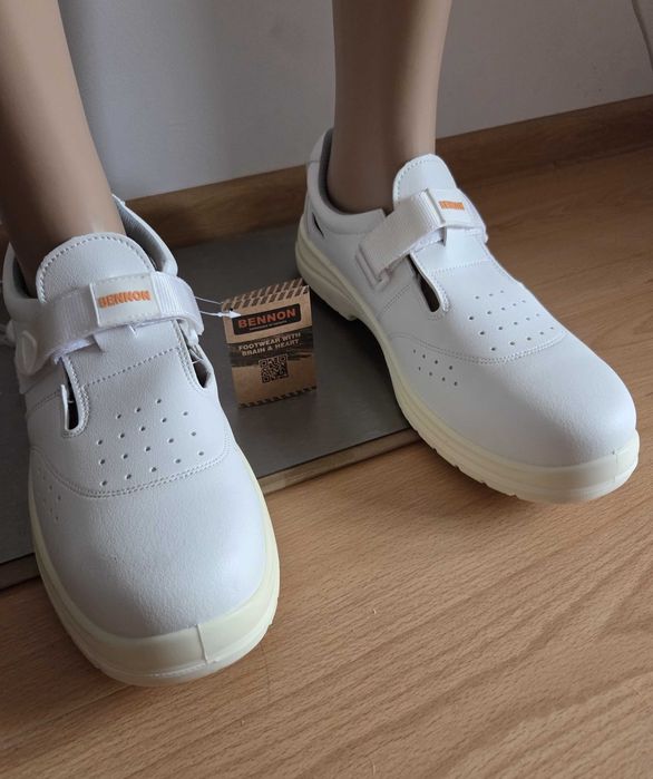 Sandały Bennon White O1 r.45