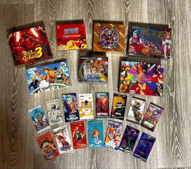 РОЗПРОДАЖ!!! Колекційні бустери, набори, бокси, альбоми Аніме - One Piece, Naruto
