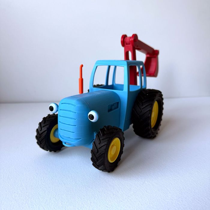 Синій трактор. Тракторець Молодець. Синий трактор.