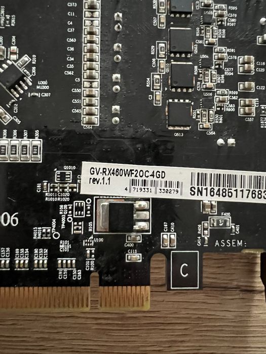 Gigabyte radeon rx460 4gb