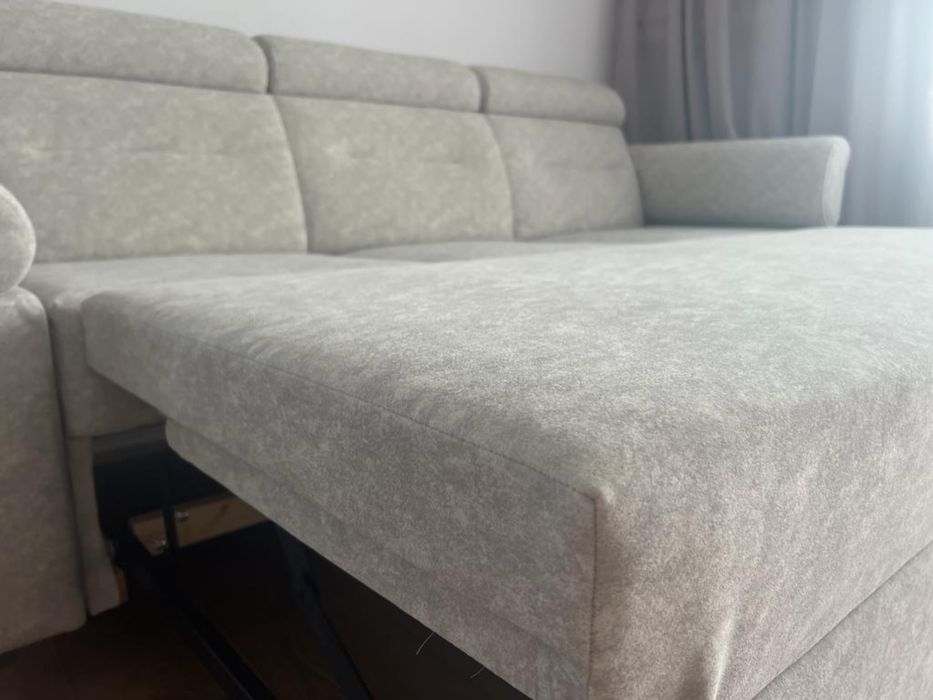 Sofa beż-szarość-krem 230cm