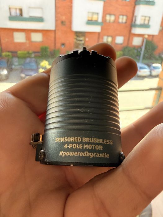 Material rc jantes e motor Castle 100.000rpm